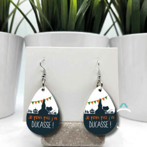Boucles d’oreilles – Je peux pas, j’ai Ducasse
