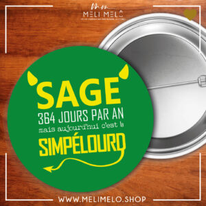 Sage 364 jours par an mais aujourd&rsquo;hui c&rsquo;est la Simpélourd
