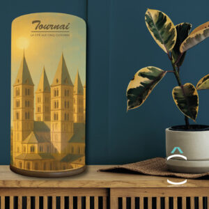 Lampe – Tournai – La cité des cinq clochers