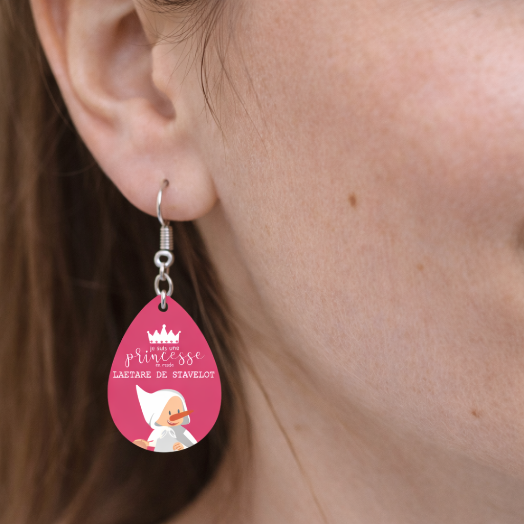 Nos boucles d'oreilles pour le Laetare de Stavelot