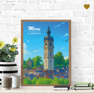 Cadre – Mons: le beffroi