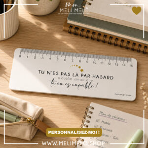 Latte/règle d&rsquo;encouragement – Tu n&rsquo;es pas là par hasard. N&rsquo;oublie jamais que tu en es capable! 