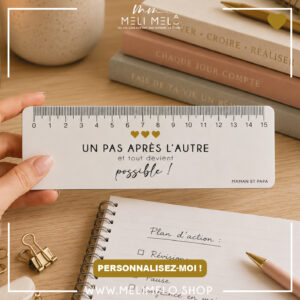 Latte/règle d&rsquo;encouragement – Un pas après l&rsquo;autre et tout devient possible! 