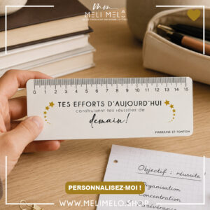 Latte/règle d&rsquo;encouragement – Tes efforts d&rsquo;aujourd&rsquo;hui construisent tes réussites de demain!