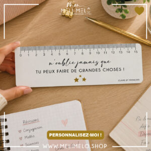 Latte/règle d&rsquo;encouragement – N&rsquo;oublie jamais que tu peux faire de grandes choses!