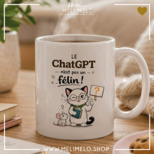 Mug – Le ChatGPT n&rsquo;est pas un félin!