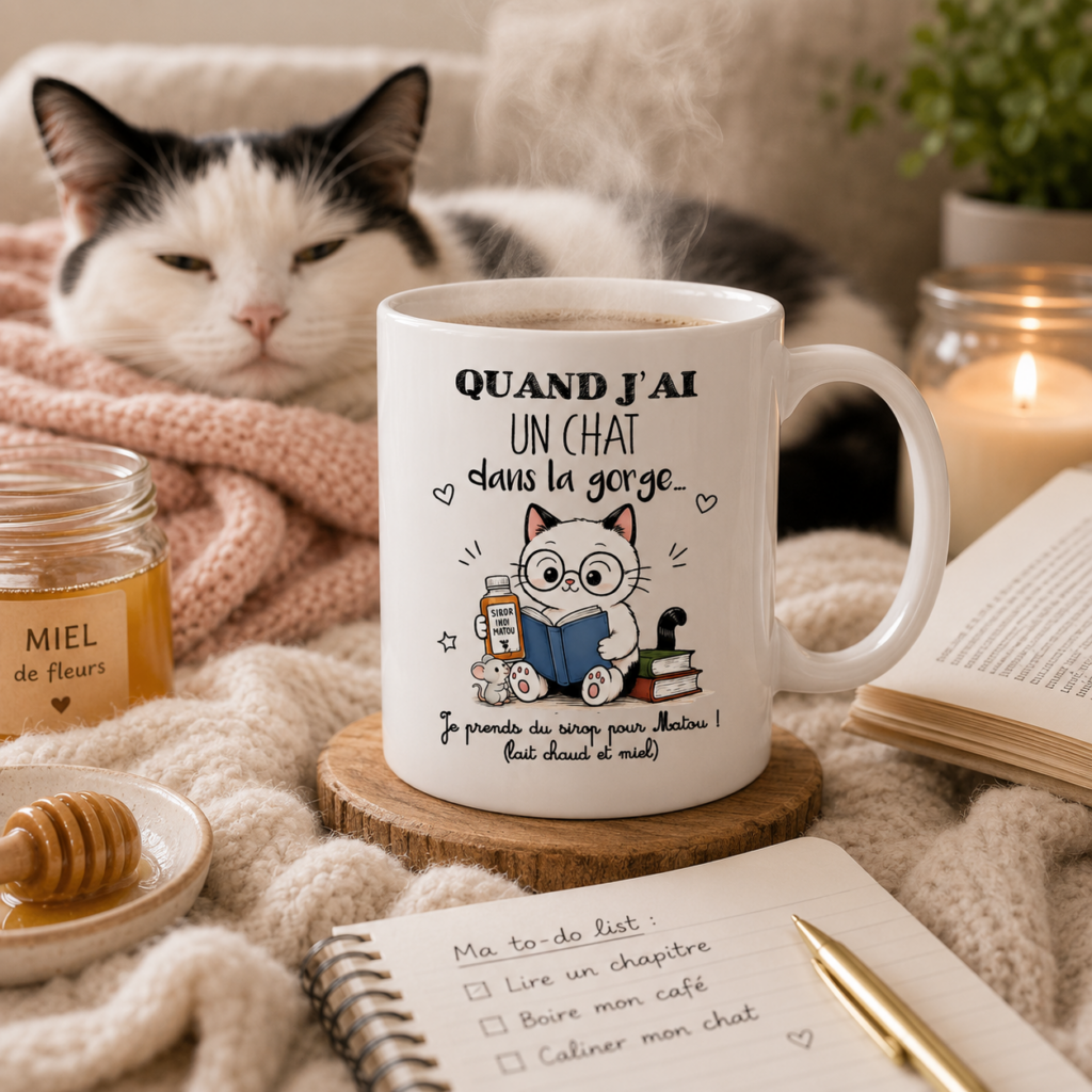 Nos mugs "Chat'ouilles"