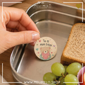 Pack Magnets enfants – Petits mots doux d&rsquo;affection et d’encouragement – 30 messages à glisser dans la boîte à tartines